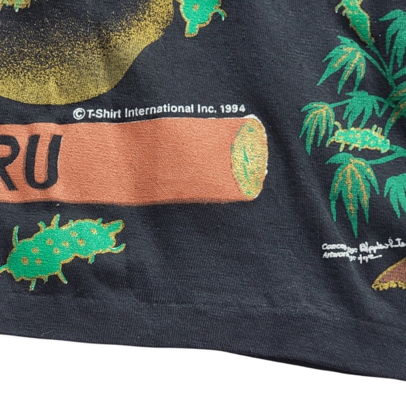 Vintage 90s Rare 1994 Black Roots Uhuru Liberation Single Stitch T Shirt XL - Picture 4 of 9